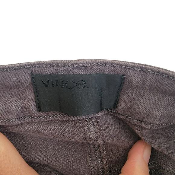 Vince Riley Legging Dark Gray Skinny Jeans Pants Low Rise Stretch - Picture 10 of 13